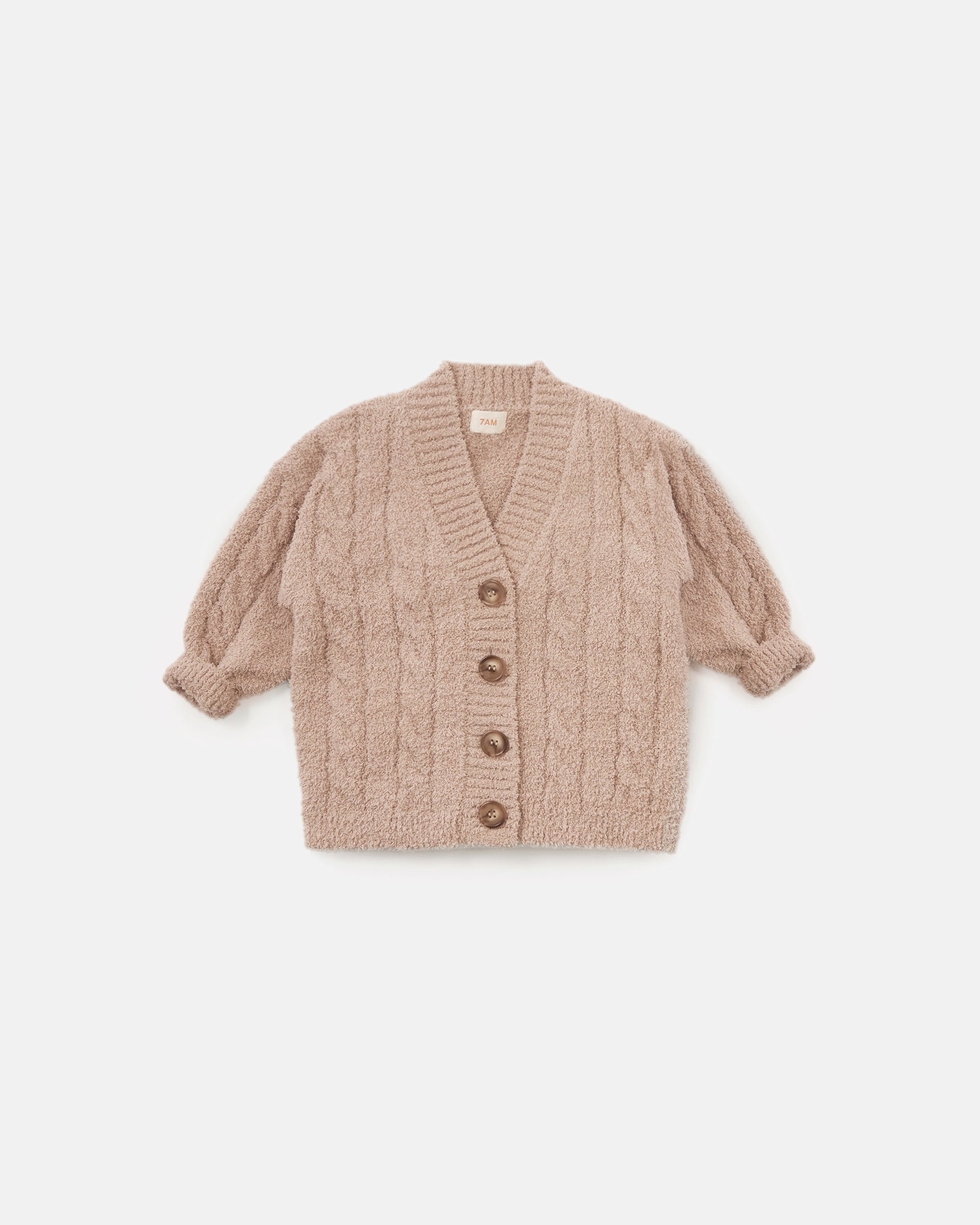 Cable Cardigan Fuzzy