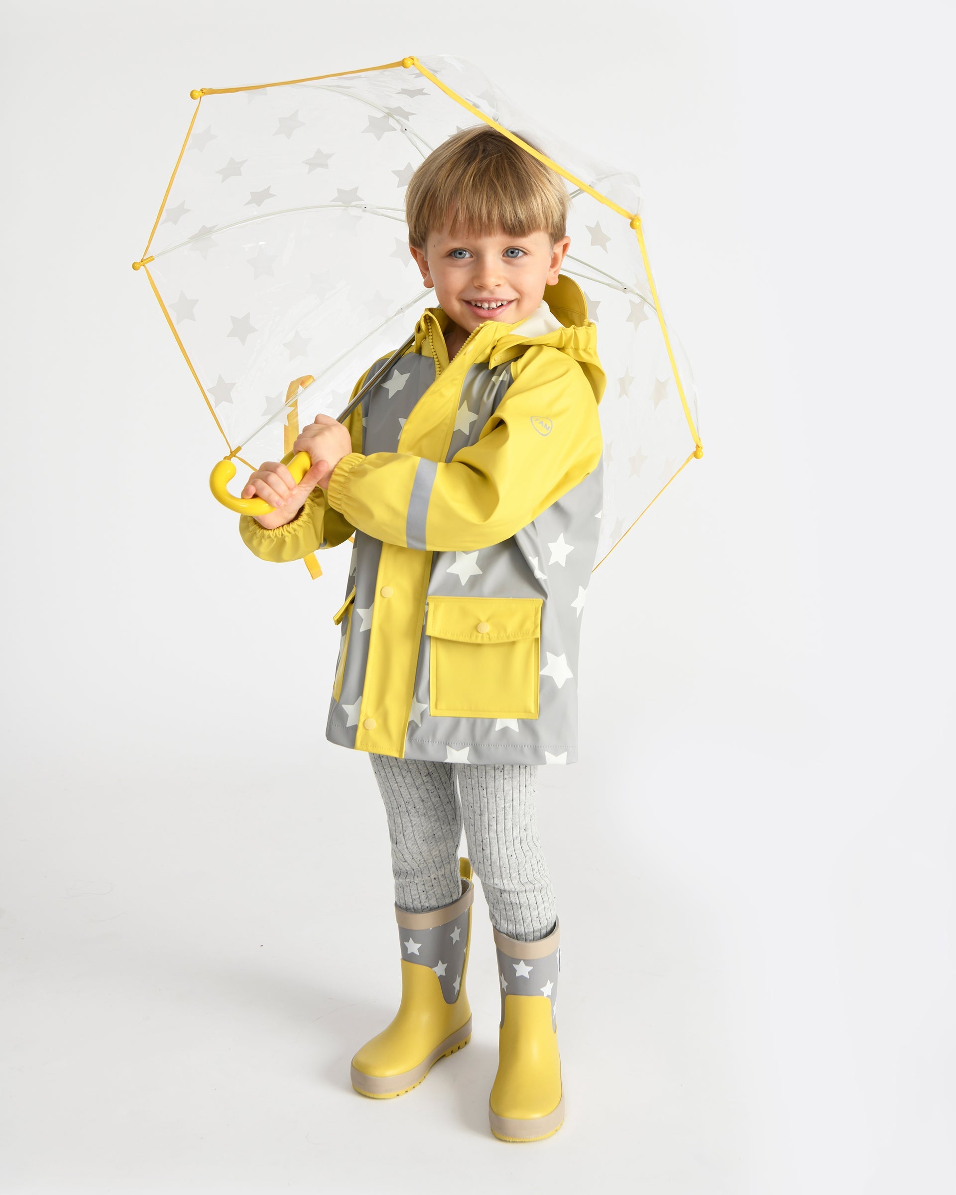 Childrens yellow rain jacket best sale